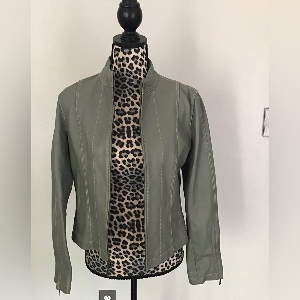 Genuine Leather Moto Jacket